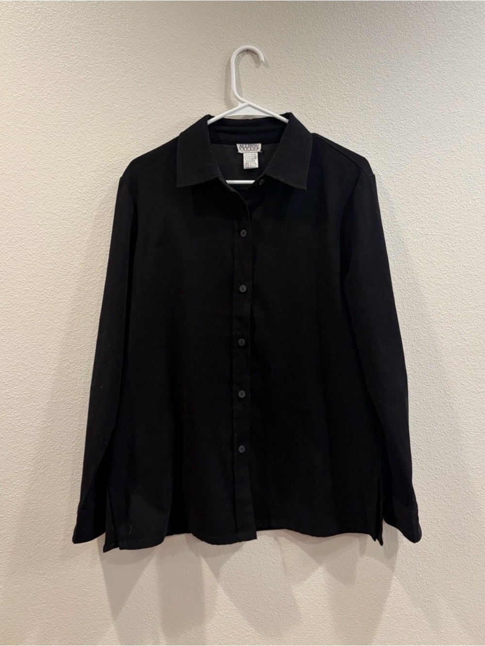 Allison Taylor Black Button-Front Women's Shirt